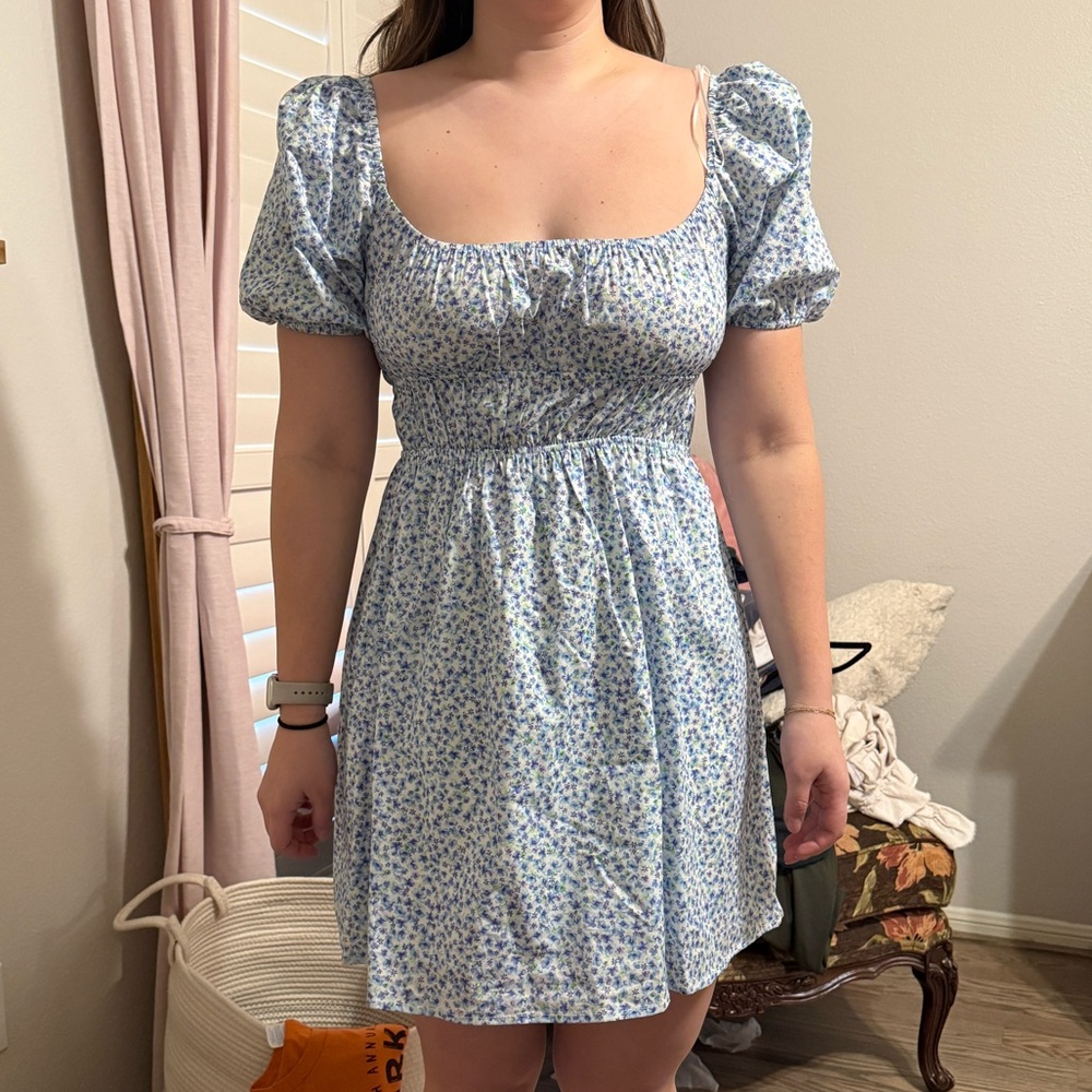 Floral Blue Babydoll